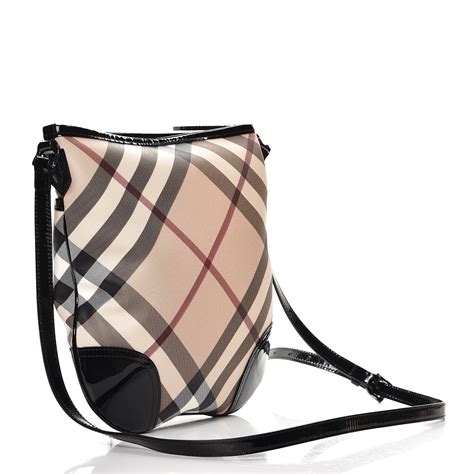 burberry nova check button down short sleeve|Burberry nova check crossbody bag.